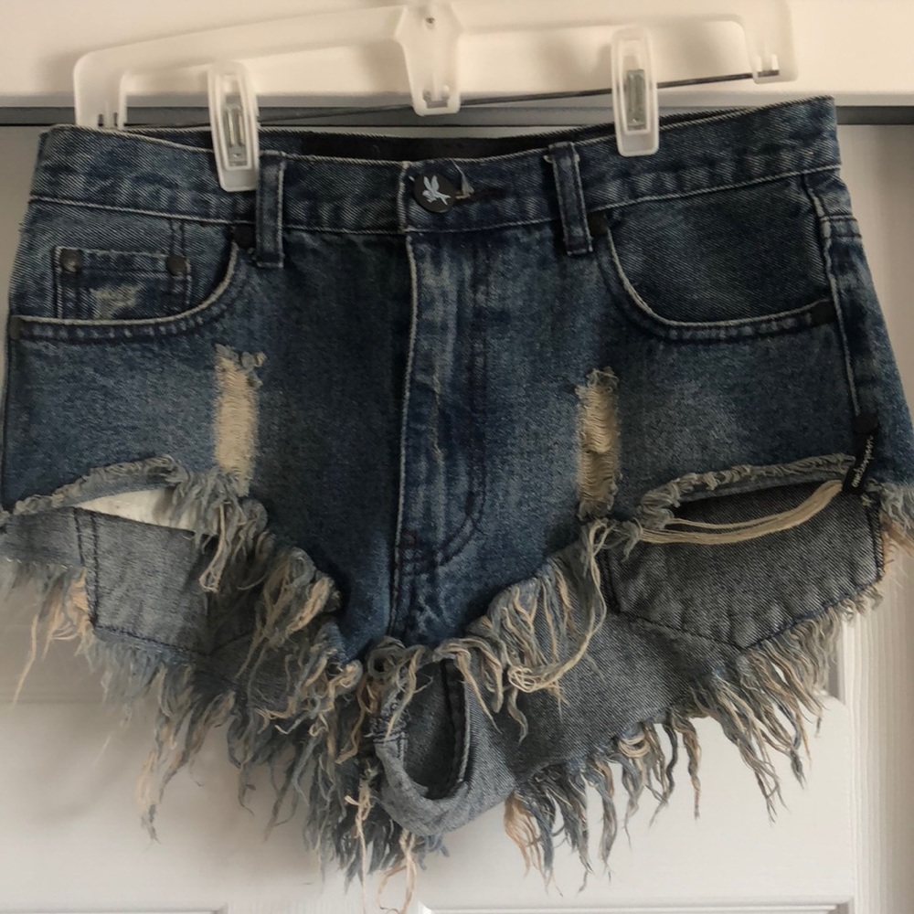 BNWOT One teaspoon Rollers Shorts 26